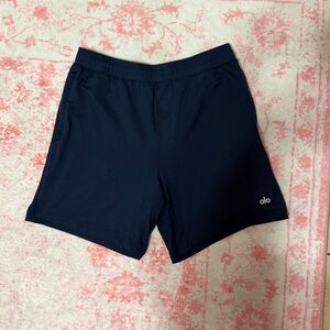 ALO Yoga Men's Dark Blue Athletic Shorts